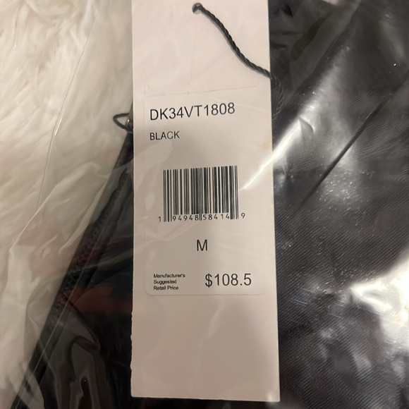 DKNY Black Quilted Vest - Picture 12 of 12